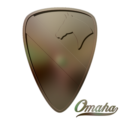 Custom derby cover design - 1ts cavalry division