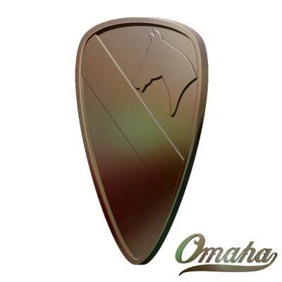 Custom derby cover design - 1st cavalry division