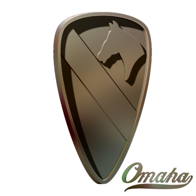 Custom derby cover design -1st cavalry division