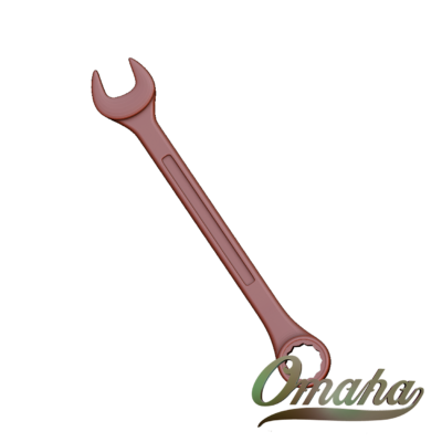 Custom derby cover design - wrench