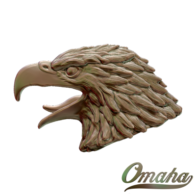 Custom derby cover design - Eagle head