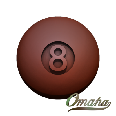 Custom derby cover design - eight ball