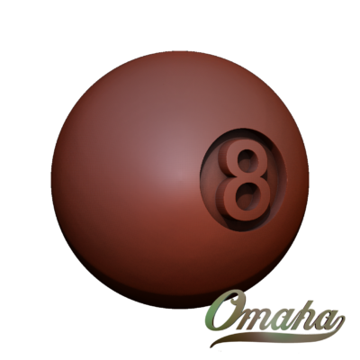 Custom derby cover design - eight ball