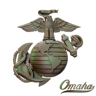Custom derby cover design - USA Marines corps