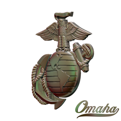Custom derby cover design - USA Marines corps