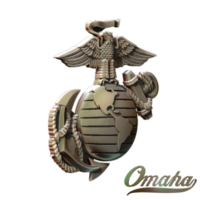 Custom derby cover design - USA Marines corps
