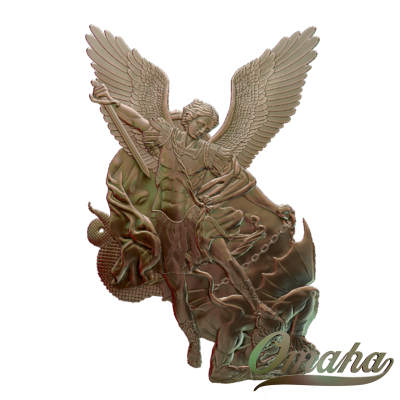 Custom derby cover design - saint michael