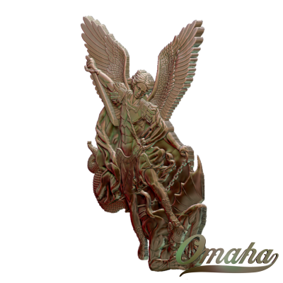 Custom derby cover design - saint michael