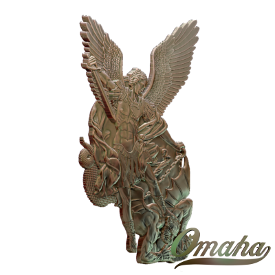 Custom derby cover design - saint michael