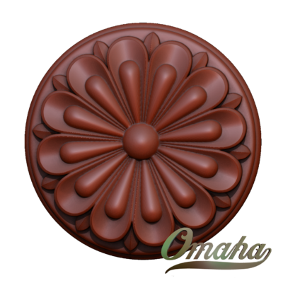 Custom derby cover design - rosette