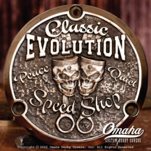 Classic Evolution Speed Shop Custom Derby Cover
