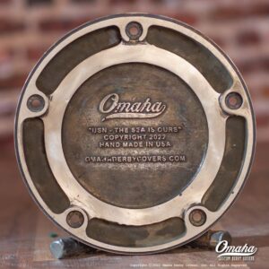Harley Davidson custom derby cover with 