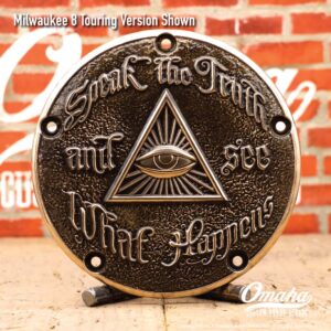 Speak the Truth And See What Happens custom derby cover