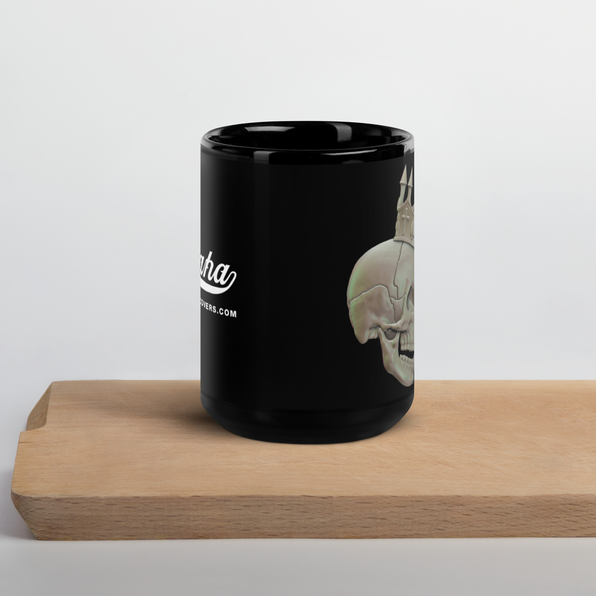 The Skeleton King Large Coffee Mug - Image 3