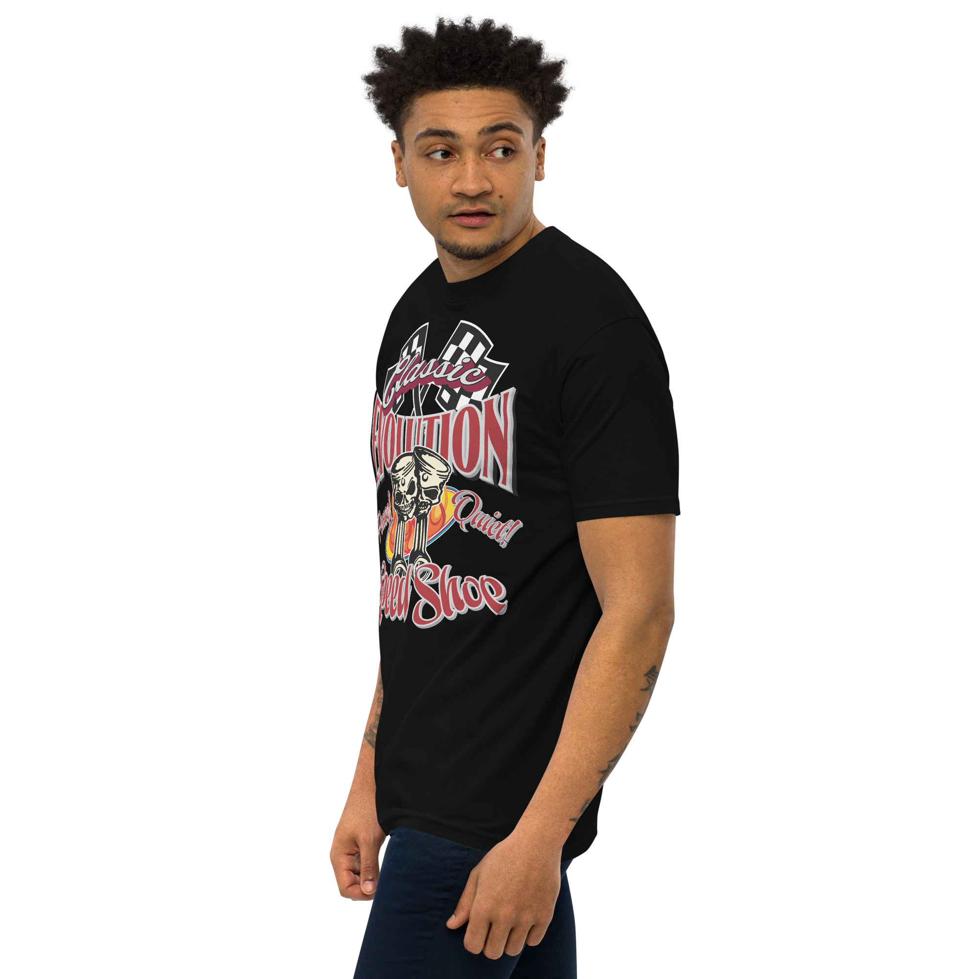 Classic Evolution Speed Shop Men's Tee - Image 2