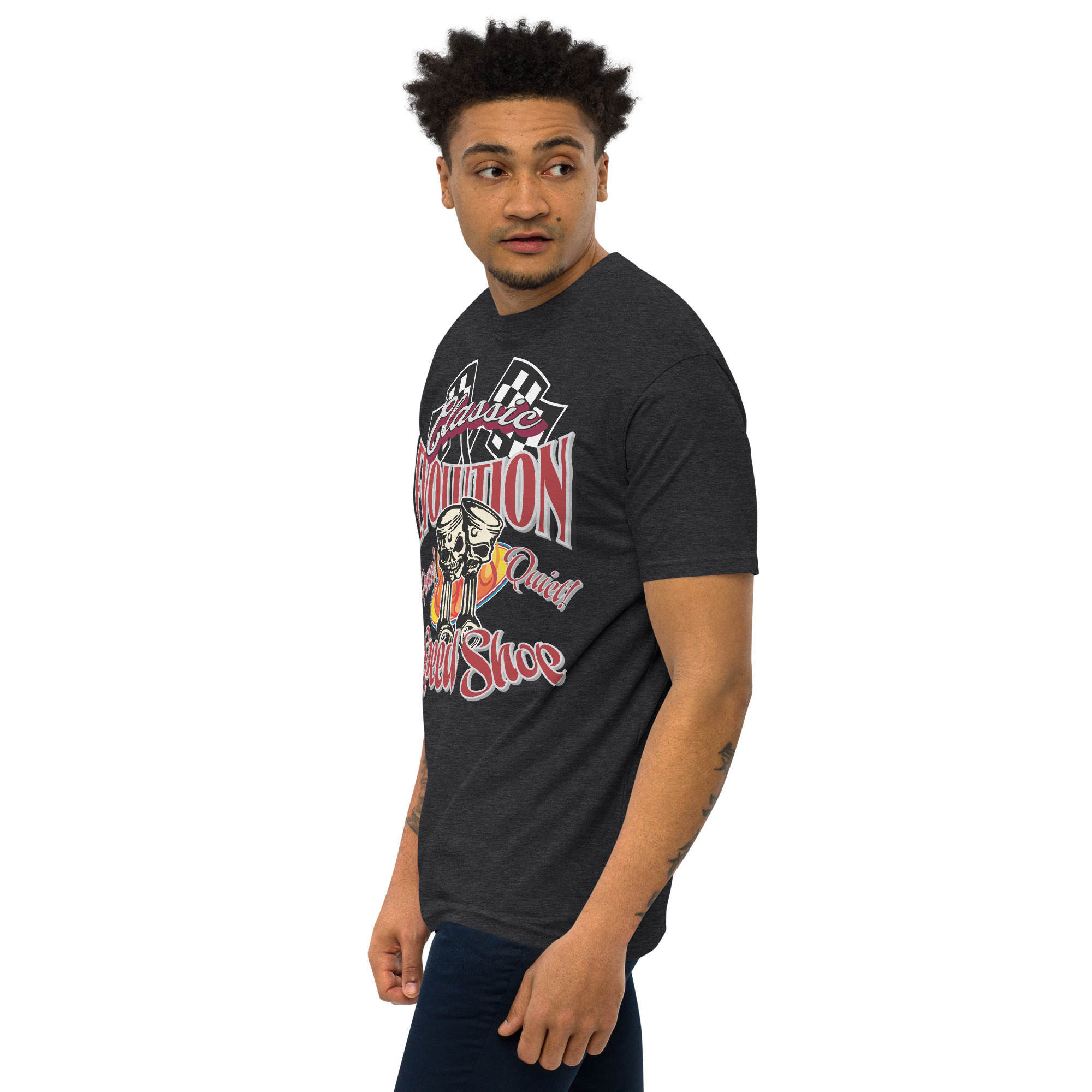 Classic Evolution Speed Shop Men's Tee - Image 8