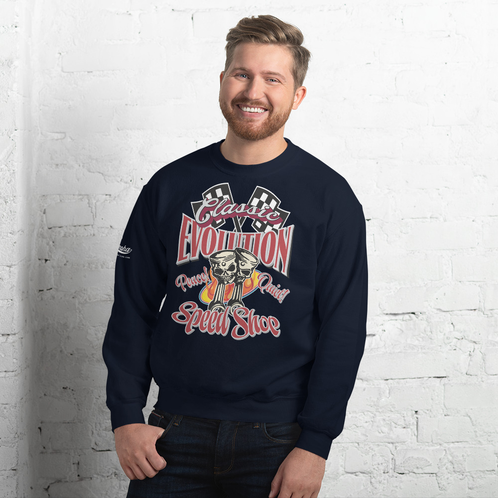 Evolution Speed Shop Unisex Sweatshirt - Image 4