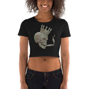 Skeleton King Women's Crop Top