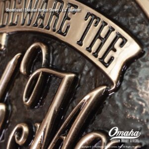 Beware The Old Man Custom Derby Cover for Harley-Davidson Shovelhead and Evolution motorcycles