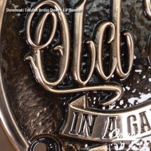 Beware The Old Man Custom Derby Cover for Harley-Davidson Shovelhead and Evolution motorcycles