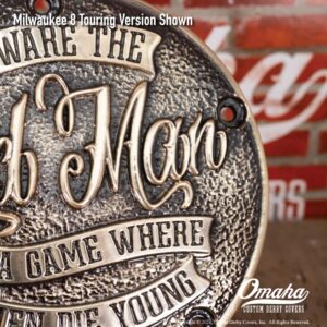 Beware The Old Man Custom Derby Cover