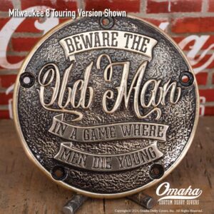 Beware The Old Man Custom Derby Cover