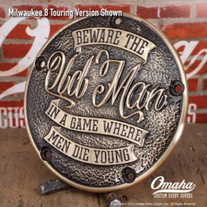 Beware The Old Man Custom Derby Cover