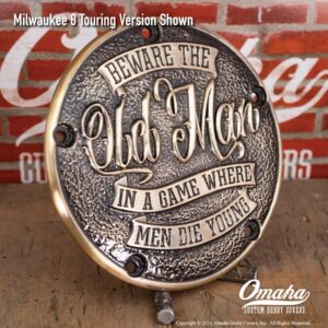 Beware The Old Man Custom Derby Cover