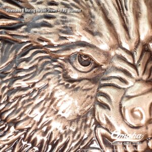 Lone Wolf Custom Derby Cover for Harley-Davidson motorcycles