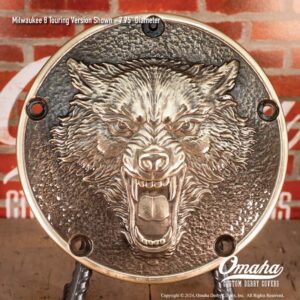 Lone Wolf Custom Derby Cover for Harley-Davidson motorcycles