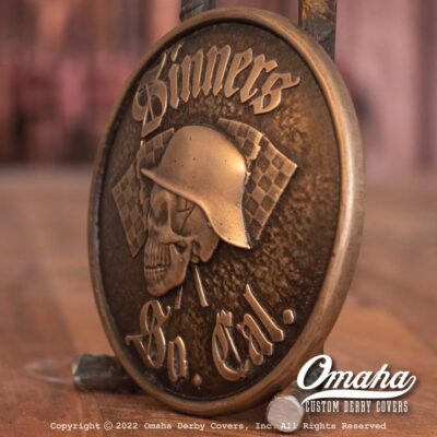 Custom air filter cover - Left view