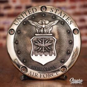 US Air Force Old School Insignia Custom Derby Cover