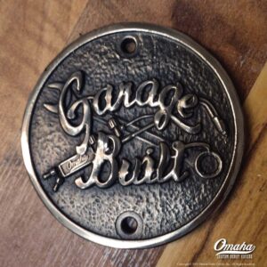 Harley Davidson Custom Timing Cover with Garage Built graphics