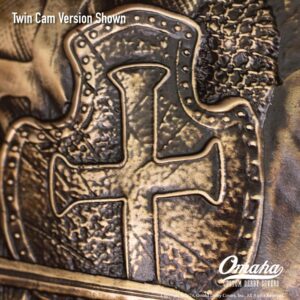 Christian Warrior Knights Templar Custom Derby Cover