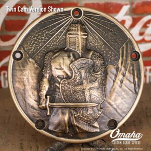 Christian Warrior Knights Templar Custom Derby Cover