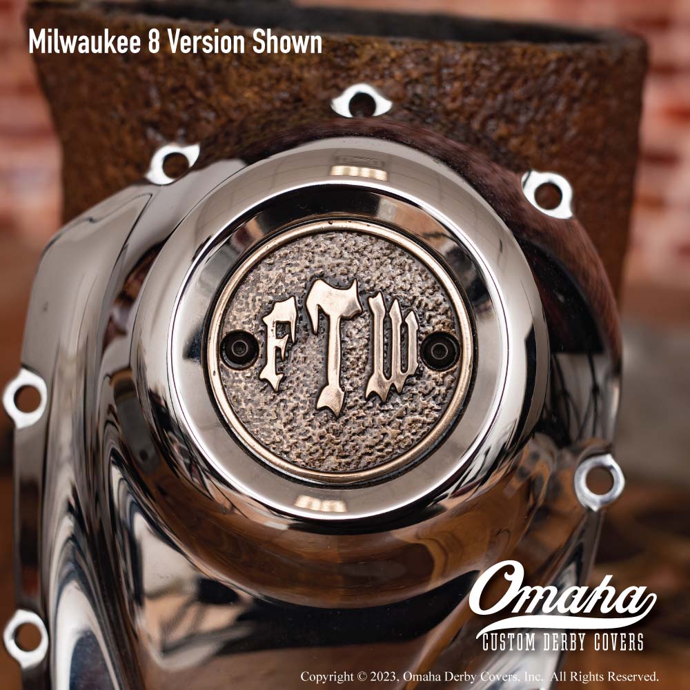 Custom harley shop timing cover