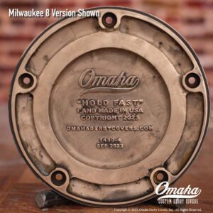 Custom derby cover for Harley-Davidson motorcycle with Anchor and fists and 