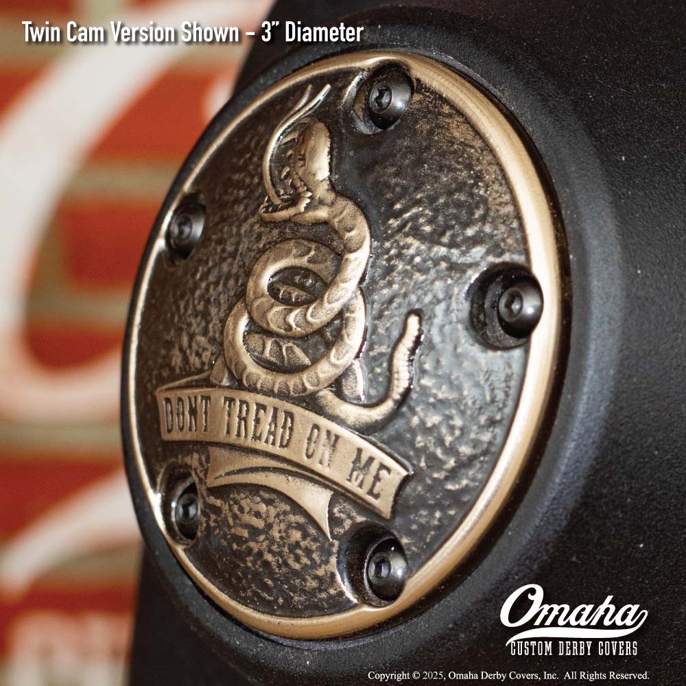 Custom Timing Cover - Gadsden Flag - Dont Tread On Me | Omaha