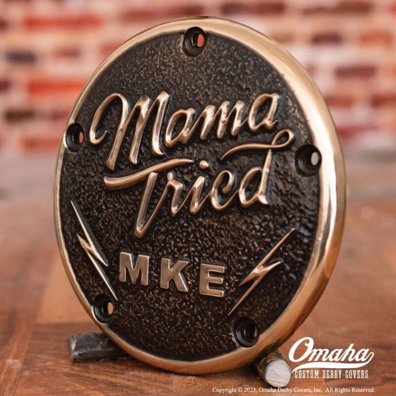Mama Tried Giveaway Bike Custom Derby Cover and Timing Cover Set