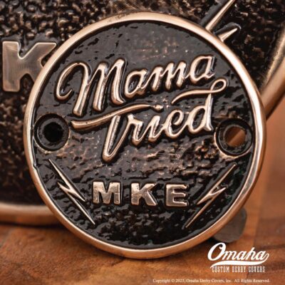 Mama Tried Giveaway Bike Custom Derby Cover and Timing Cover Set