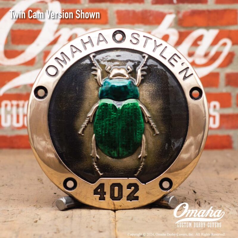 Scarab - Omaha Style Custom Derby Cover