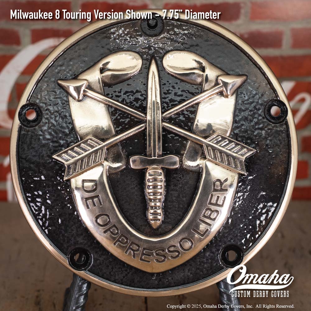 US Army Special Forces De Oppresso Liber Custom Derby Cover