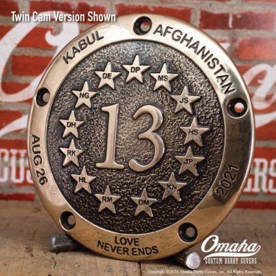 Kabul 13 Memorial Custom Derby Cover