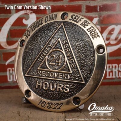 "To Thine Own Self Be True" Custom Derby and Timing Cover Set