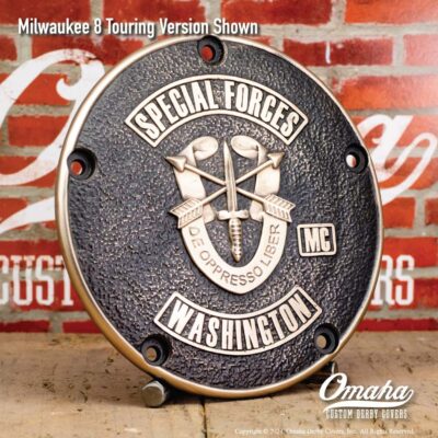 Special Forces MC Custom Derby and Timing Cover Set