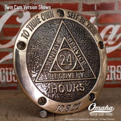 "To Thine Own Self Be True" Custom Derby and Timing Cover Set