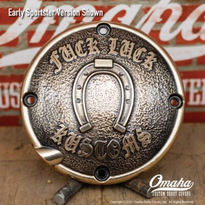 F*ck Luck Kustoms Custom Derby Cover