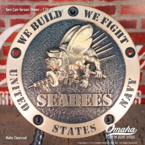 US Navy SeaBees custom derby cover