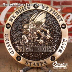US Navy - Seabees - We Build - We Fight Custom Derby Cover