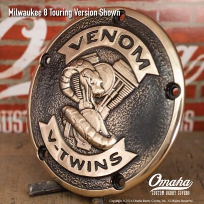 Venom V-Twins Custom Derby Cover